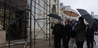 Alfaro supervisó obras en la catedral