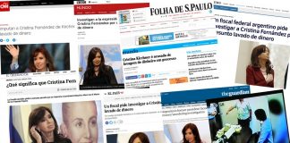 El mundo habla de la imputación de Cristina