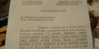 Citación judicial para el retrato hablado