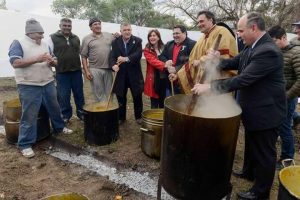 Prepararon comidas típicas para los participantes