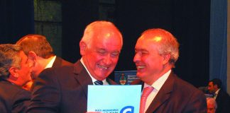 Osvaldo Morelli junto a José López y el Plan Más Cerca