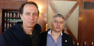 Nicolás Kasanzew y Gustavo Villagra