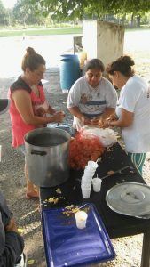 peregrinos a la Virgen