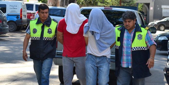 Jóvenes detenidos en Tucumán